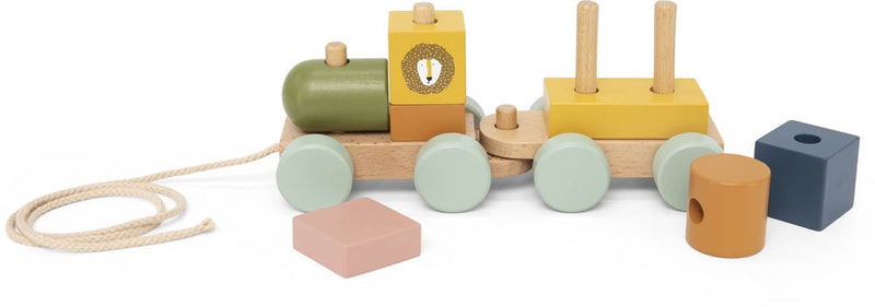 Trixie houten mini dierentrein â€“ 18m+ â€“ fsc hout - leuk als verjaardagscadeau