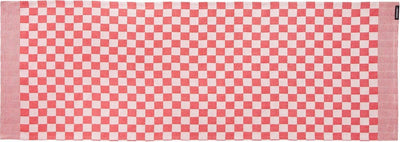 Ddddd - 2x tafelloper - barbeque - 50 x 140 cm - rood - set van 2 stuks