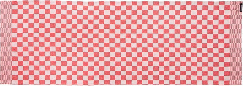 Ddddd - 2x tafelloper - barbeque - 50 x 140 cm - rood - set van 2 stuks