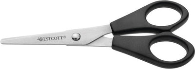 Westcott schaar - 13cm - rvs met kunststof grip - kantoorschaar - ac-e31150