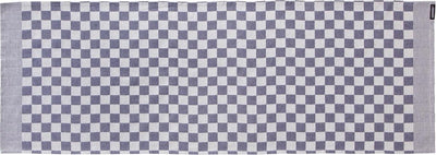 Ddddd - 2x tafelloper - barbeque - 50 x 140 cm - blauw - set van 2 stuks