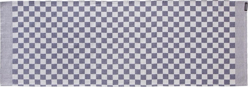 Ddddd - 2x tafelloper - barbeque - 50 x 140 cm - blauw - set van 2 stuks