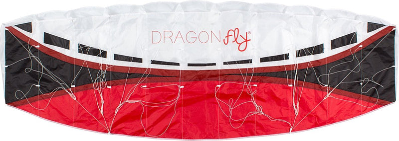Dragon fly parachutevlieger - santana 200 - rood wit