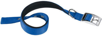 Ferplast hondenhalsband daytona 53 x 2,5 cm staal nylon blauw l