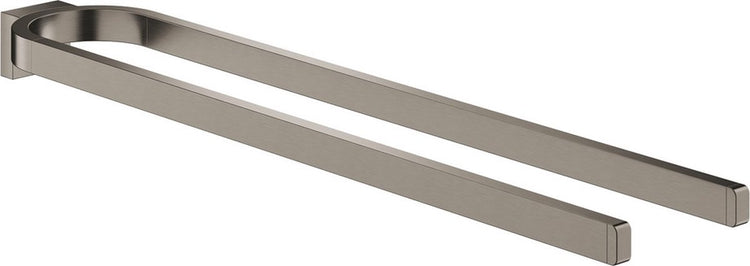 Grohe selection handdoekhouder dubbel - hard graphite geborsteld (mat donker grijs) - 41059al0