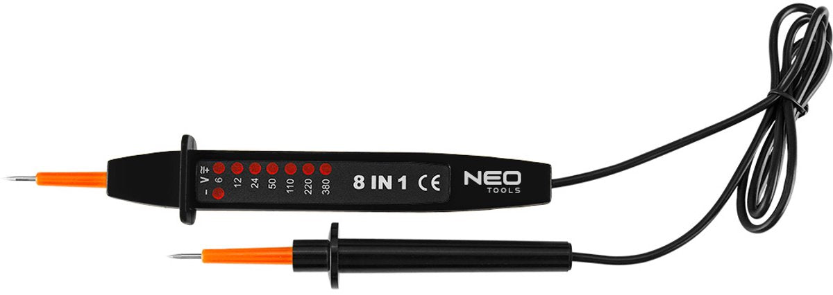 Neo tools neo-tools multifunctionele spanningsmeter 8-in-1 ac dc – 6-380 v