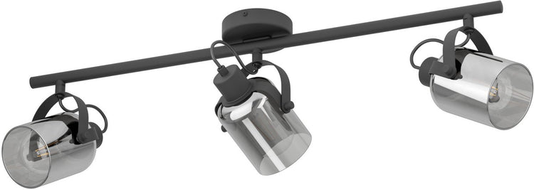 Eglo berregas spot - e27 - 77,5 cm - zwart grijs