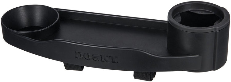 Dooky stroller snack activity tray - eet en speel tray voor de kinderwagen en buggy - zwart