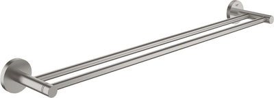Grohe start dubbele handdoekhouder - supersteel (rvs look)