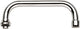 Grohe u-uitloop 200 mm met mousseur