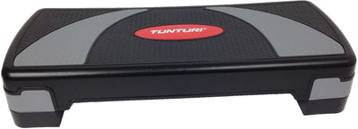 Tunturi aerobic step compact - fitness step verstelbaar - aerobics stepper - zwart - incl. gratis fitness app