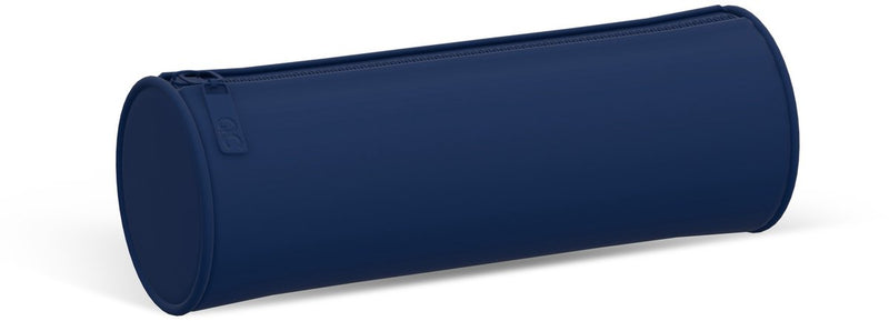 Qc colour marineblauwe pennenzak - rond - 21cm