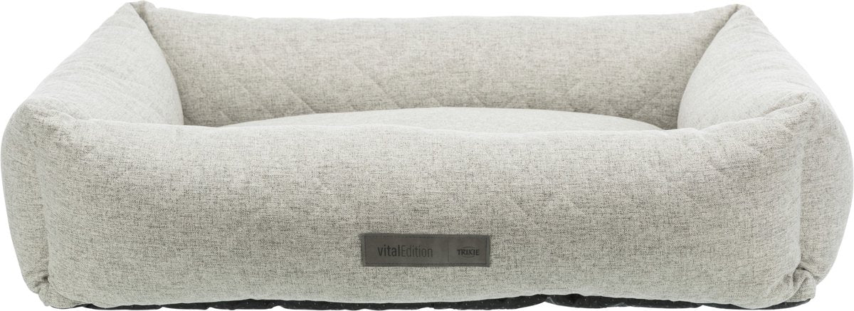 Trixie hondenmand - orthopedisch lichtgrijs 120x75 cm - memory foam, slipvast, afneembare hoes
