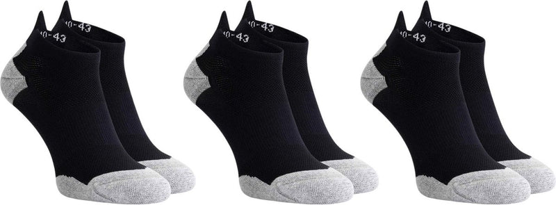 Rogelli core hardloopsokken - 3-pack - zwart grijs - 36 39