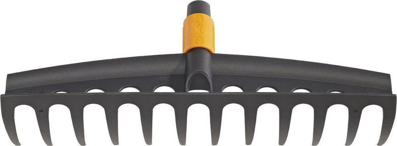 Fiskars quikfit hark - grashark opzetstuk - tuingereedschap - gehard staal