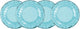 Gimex - stone line - diepbord - opal - 4 stuks