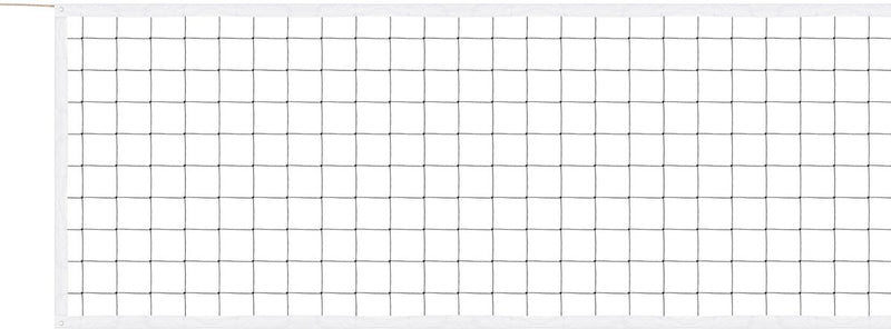 Avento volleybalnet - 9.5 x 1 m - met staaldraad - sportnet - maas 10 cm