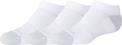 New balance youth active no show socks 3 pack unisex sportsokken - white
