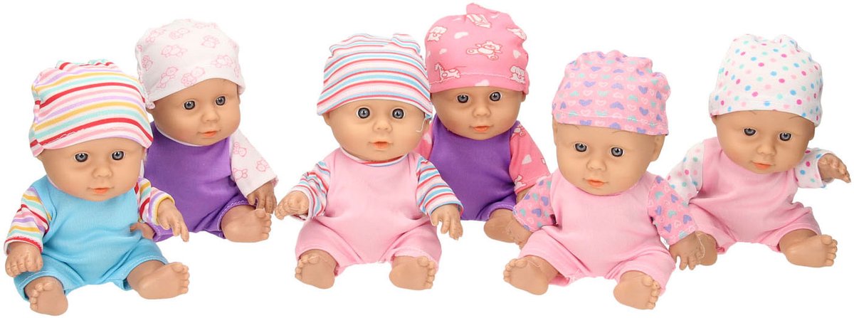 Lobbes speelgoed bv babypop met muts