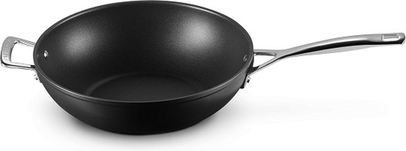 Le creuset wokpan met steel - les forgées tns - ø 30 cm 4.7 liter - standaard anti-aanbaklaag