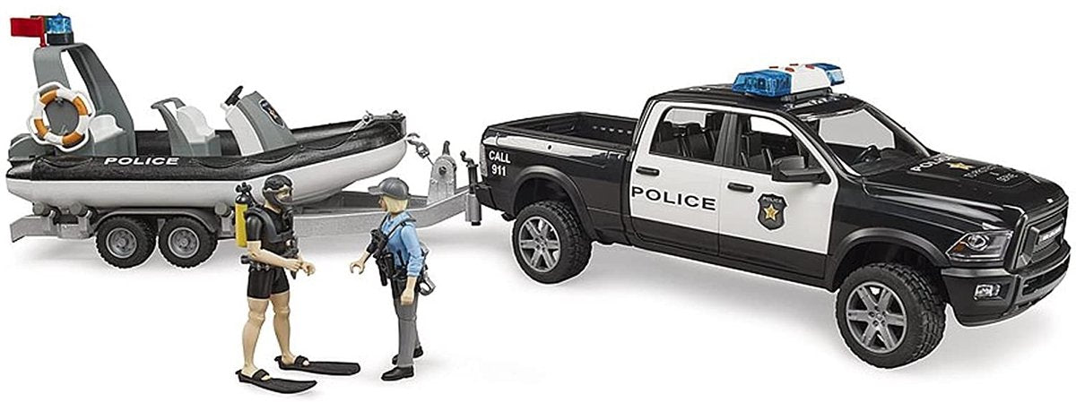 Bruder 2507 auto dodge ram politie licht en geluid