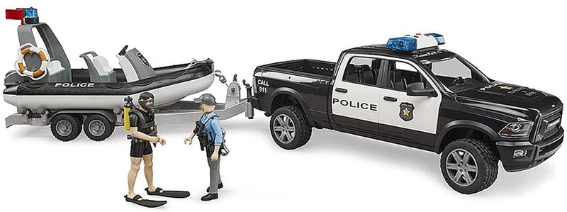 Bruder 2507 auto dodge ram politie licht en geluid