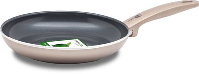 Greenpan cambridge koekenpan 24cm –pfas-vrije antikleeflaag – koekenpan inductie – keramische koekenpan - ovenbestendig tot 180°c - koudgrepen - brons