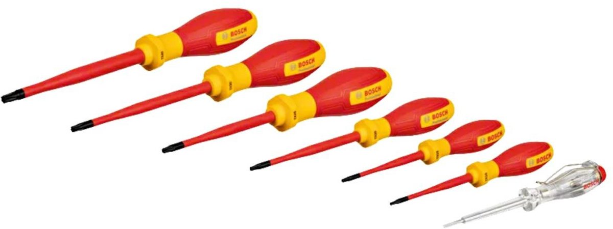 Bosch professional schroevendraaierset vde tx 7-delig - 1600a02nf8