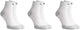 Rogelli core dames en heren 3 pack hardloopsokken - wit grijs