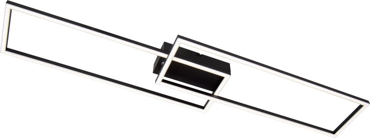 Lucide arianne - plafonnière (plafondlamp) - led - cct - 1x23w 2700k 4000k - zwart