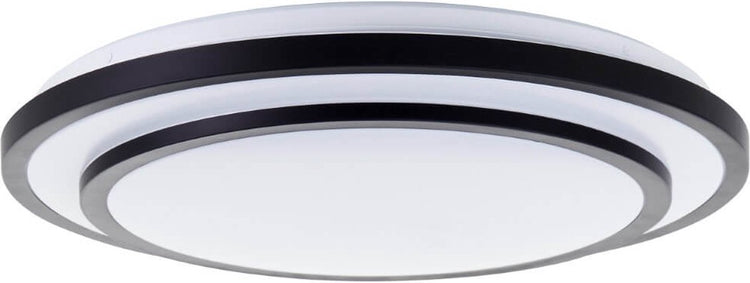 Brilliant luciano - plafondlamp - led 36w - zwart