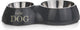 Beeztees best dog - dinerset hond - grijs - 31x17,5x6 cm
