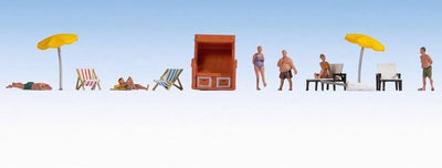 Noch het strand, figuren themawereld