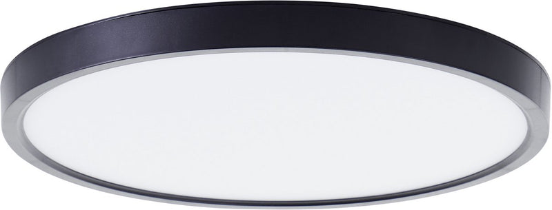 Brilliant lotti - plafondlamp - ø 30 cm - led 21w - 2500lm - 3000k - rgb - dimbaar - afstandsbediening - timer - nachtlicht - tuya - zwart