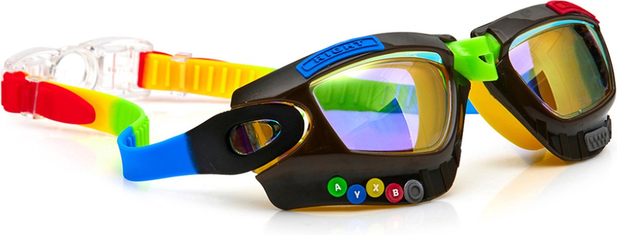 Bling2o zwembril kinderen - gamer - duikbril - anti-fog - uv-protect - multicolor
