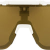 Agu bold 2.0 fietsbril wit bruin lens