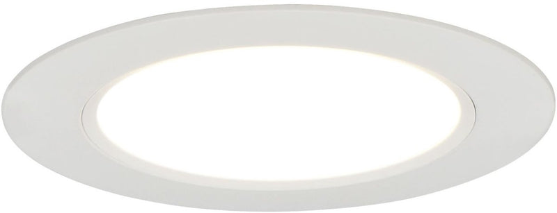Trio virunga - inbouwspot - wit mat - incl. 1x smd 6 w - extern dimbaar - plafondbevestiging - dip - schakelaar
