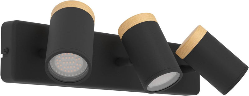 Eglo consuma spot - badkamer - gu10 - 40 cm - zwart bruin