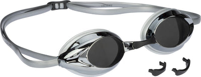 Avento - zwembril racing volwassenen - zilver - anti-condens uv-bescherming