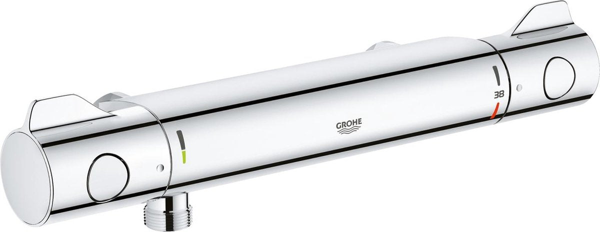Grohe grohtherm 800 thermostatische douchekraan - 15 cm - zonder koppelingen - chroom