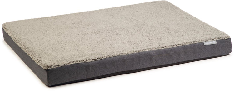 Beeztees memory foam zira - hondenkussen - grijs - 120x80x10cm