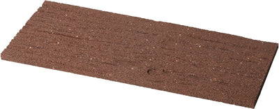 Nature - japanse stapsteen - kastanjebruin - rubber - biels - h1,7 x 60 x 25cm