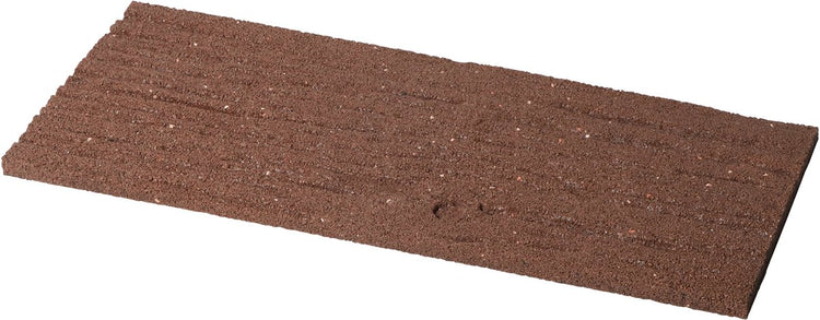 Nature - japanse stapsteen - kastanjebruin - rubber - biels - h1,7 x 60 x 25cm