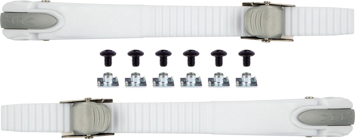 Nijdam snelsluitingset - aa- 2 stuks - wit