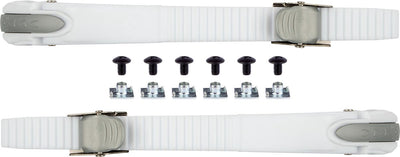 Nijdam snelsluitingset - aa- 2 stuks - wit