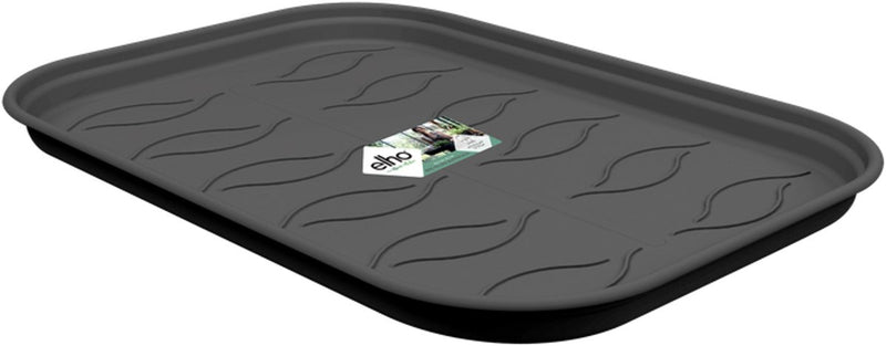 Elho green basics kweektray schotel 51 - schotel voor binnen en buiten - kweken en oogsten - ø 51.0 x h 2.4 cm - living black