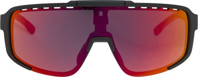 Bold 2.0 fietsbril zwart rood lens