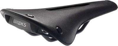 Brooks zadel c15 carved cambium all weather uni zwart - zdbc205cawz