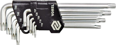Vorel -torx-veiligheidsmoersleutels-9-st