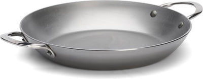 Debuyer de buyer mineral b paellapan 28 cm – carbonstalen paellapan – ø 28 cm – made in france